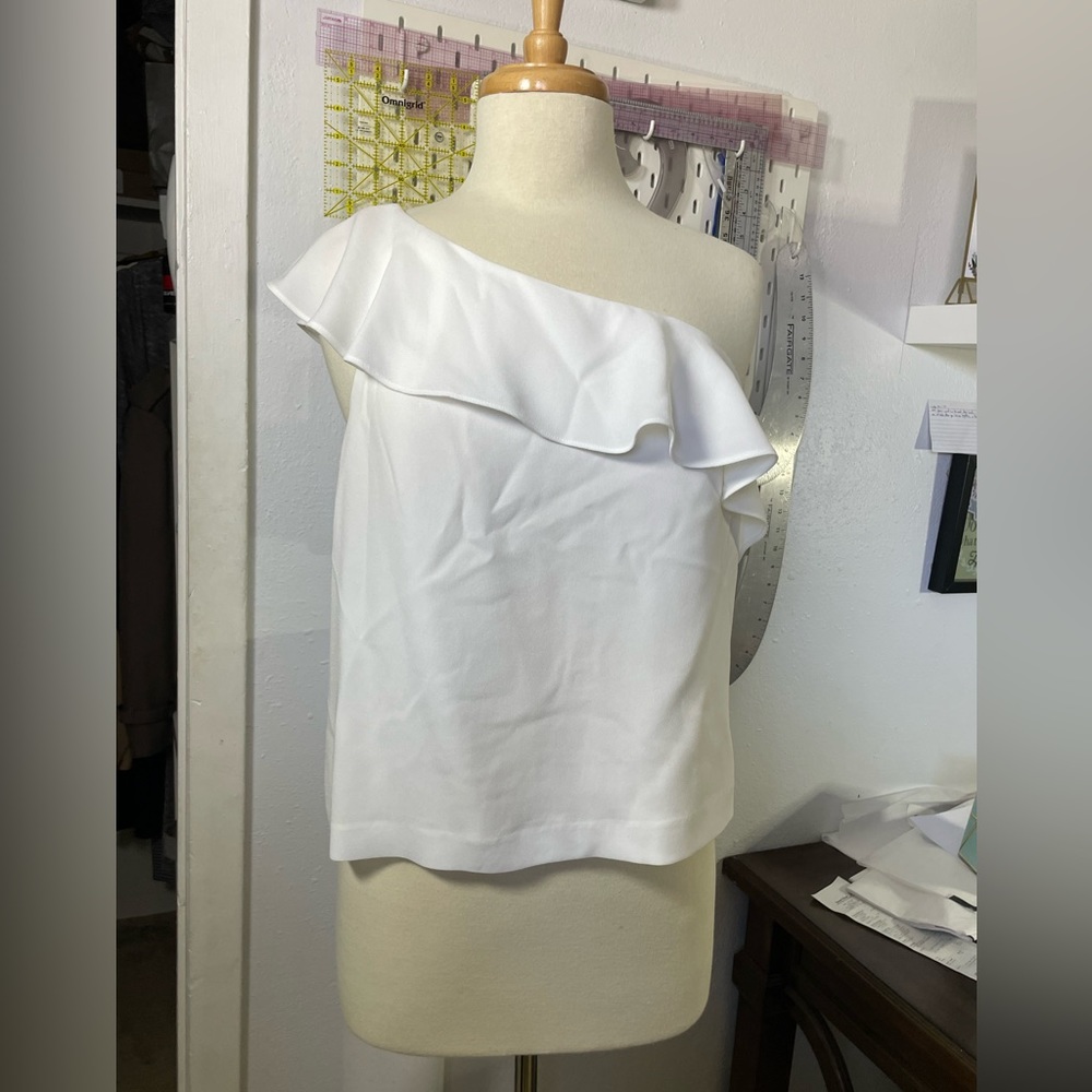 One shoulder blouse!!!